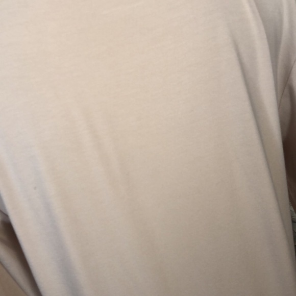 Emerette Deep V Neck Long Sleeve Soft Basic Jersey Knit Top Size Large - Picture 9 of 10